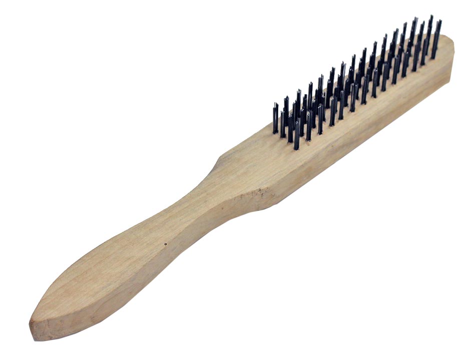 Щетка по металлу 4-рядная  