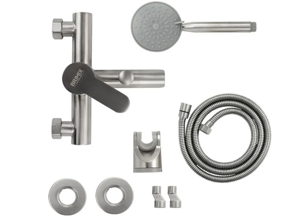 Смеситель для ванны сатин 9394 BRIMIX  САНАКС 