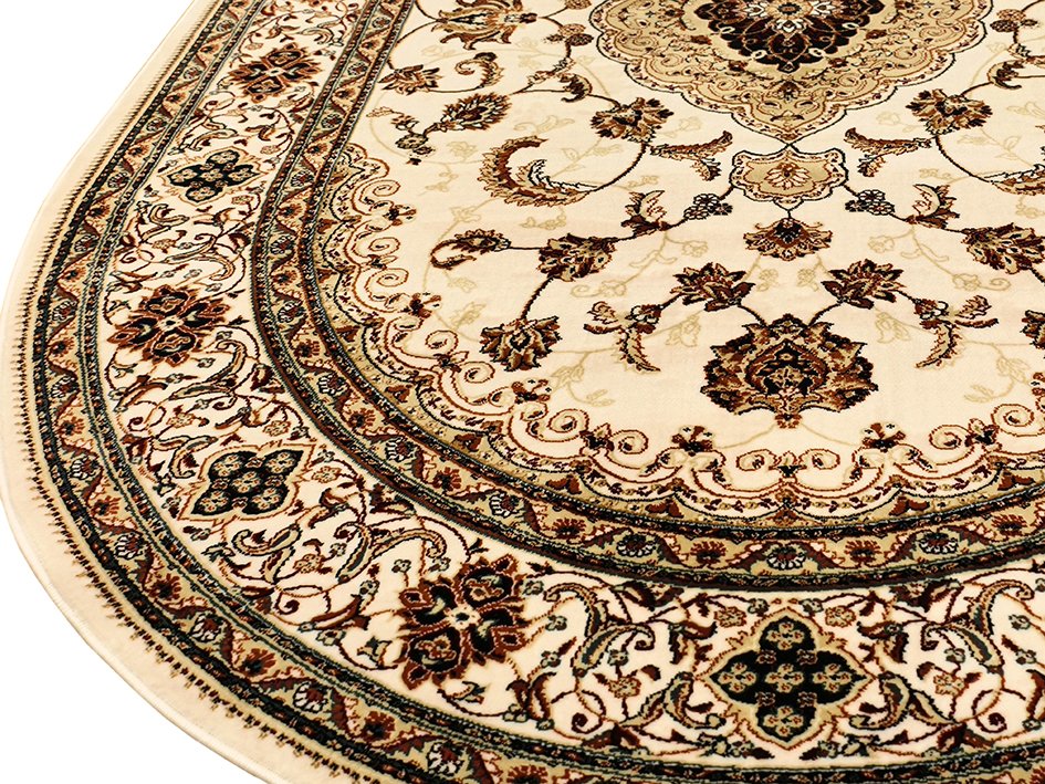 Ковер TAJMAHAL 070X120 TJ300 CREAM/CREAM ОВАЛ  FDS OZ KAPLAN 