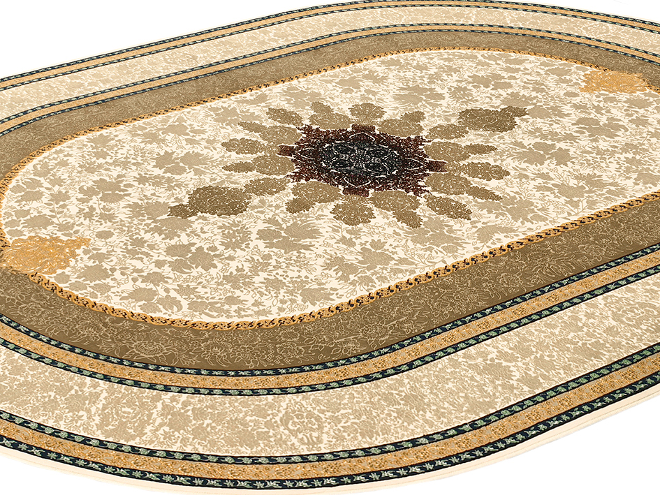 Ковер HASHT BEHESHT 200X300 SHIMA CREAM ОВАЛ   FARRAHI
