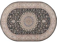 Ковер RAYAN 150X225 SHAHKAR DARK BLUE ОВАЛ   FARRAHI