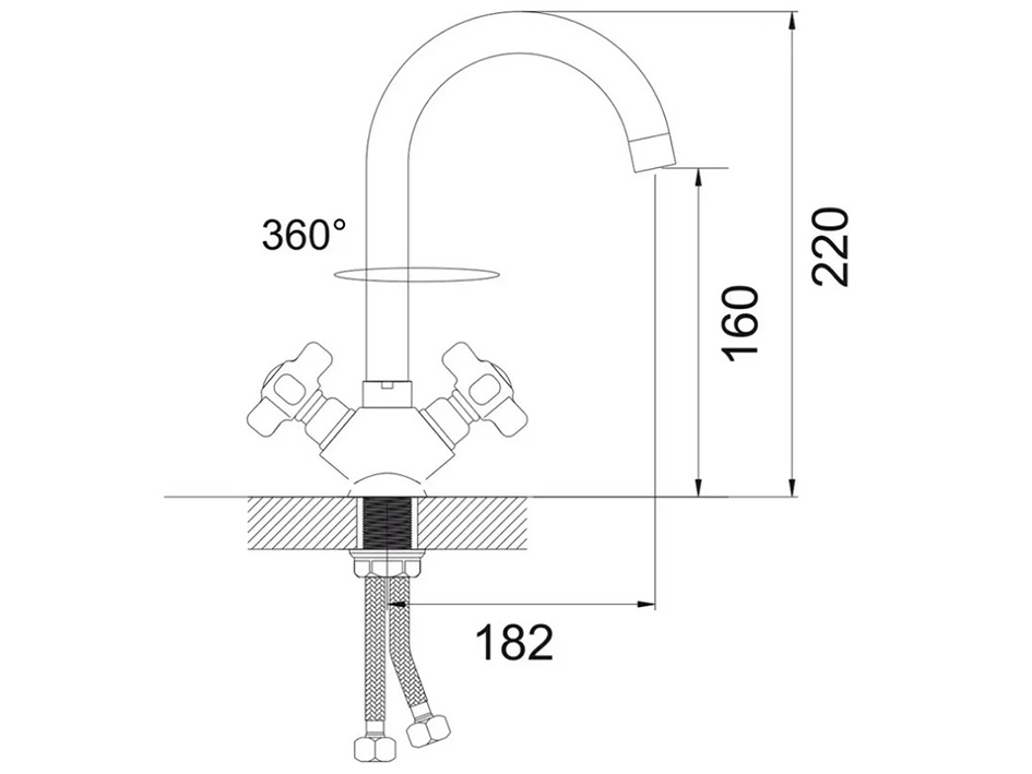 Смеситель для мойки G322310 Blanes GOTA ROCIO  ARVAD GROUP