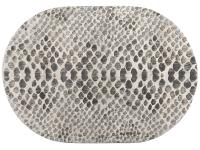 Ковер CYRUS 200X290 A1560A KEMIK-GREY ОВАЛ  FDS OZ KAPLAN  