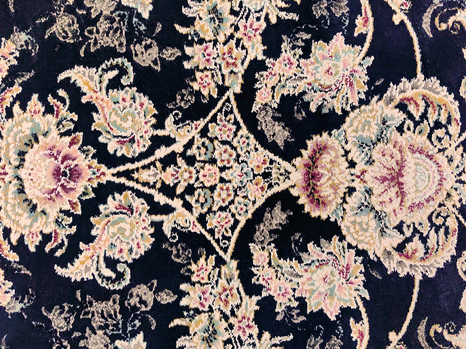 Ковер ARGHAVAN 200X300 ADRINA DARK BLUE ОВАЛ   FARRAHI