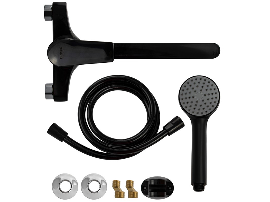 Смеситель для ванны АБС пластик 561 черный BRIMIX  САНАКС 