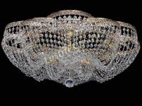 Люстра  Лотос Флора №3 ЗОЛОТО    ХРУСТАЛЬНОЕ НЕБО