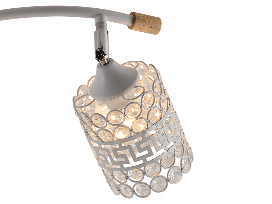 Светильник 01588-0.3-03 WH+CR+WOOD      ELEKTRA  