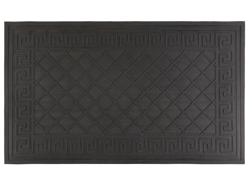 Коврик 35*60 см Meandr черный грязезащитный SUNSTEP