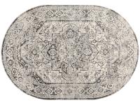 Ковер OMEGA NEW 200X290 E752A CREAM-GREY ОВАЛ  FDS UFUK  