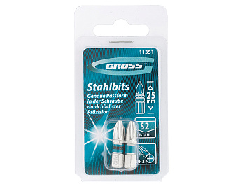 Набор бит РН2*25 2шт     GROSS