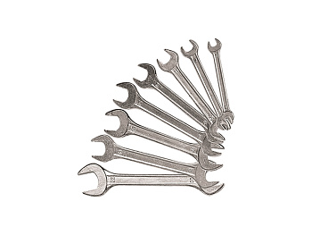 Набор ключей 6*22мм 8шт рожковых хром.    SPARTA