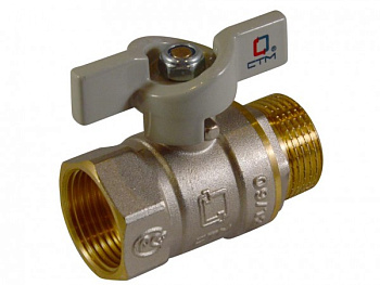 Кран шаровый 3/4 г/ш бабочка   СТМ