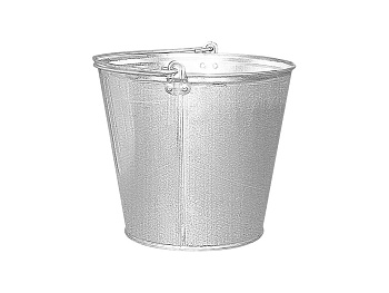 Ведро  9л  оцинк.  Россия