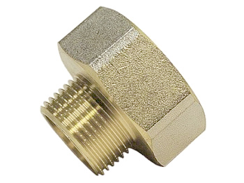 Переходник ред.3/8*1/4 РВ/РН латунь (10*8)