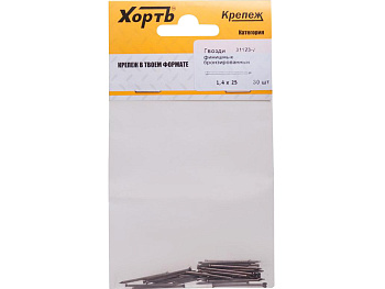 Гвозди финишные 1.4*25 30 шт бронз.   FIT