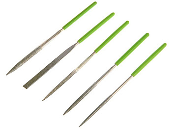 Набор надфелей алмазных 140мм 5шт    СИБРТЕХ