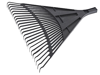 Грабли веерные 24-зуба без черенка полипропиленовые     Сибртех