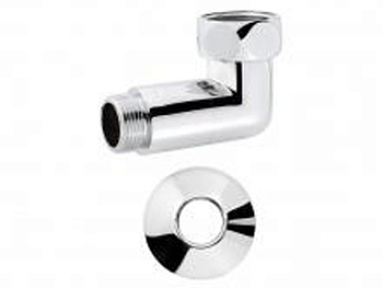 Соединение с н.г.угловое 1 г/ш  для полотенцесушителя Chrome ProFactor
