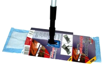 Швабра с телескоп.алюм.ручкой + микроволокн. REINEX