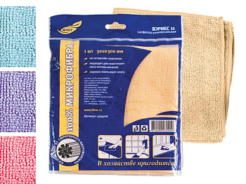 Салфетка универсальная микрофибра 1 шт 300*300 мм Вэриес   FIT