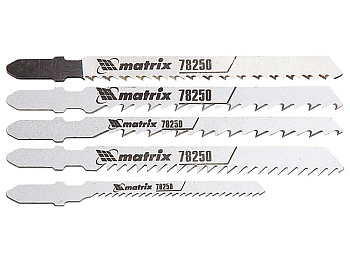 Набор пилок д/эл.лобзика 5шт дерево   MATRIX