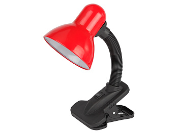 Настольная лампа красный ЭРА  N-212-E27-40W-R