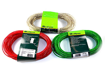 Трос металлополимерный 3.0 зеленый 20м/п  СИБРТЕХ Россия         