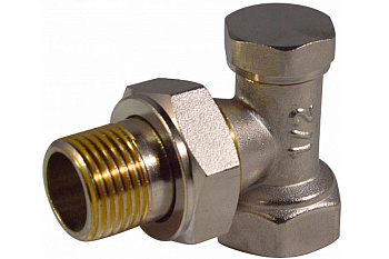 Запорный клапан 1/2 угловой для радиатора   СТМ