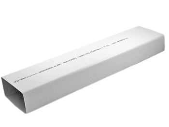Воздуховод прямоугольный 60*120 L1м ПВХ