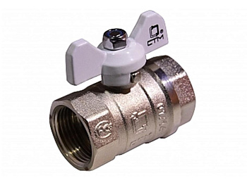 Кран шаровый 3/4 г/г бабочка СТАНДАРТ  СТМ