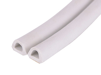 Уплотнитель профиль D белый