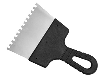 Шпатель 100мм зуб.4*4мм нерж.        СИБРТЕХ