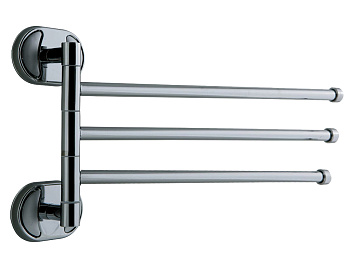 Держатель для полотенца поворотный тройной   А1025   РМС