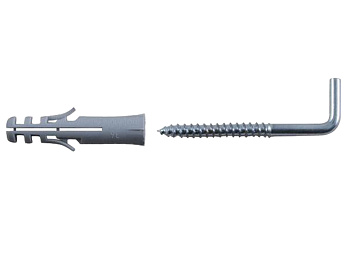 Дюбель с крюком 5*25/3.5*35 6 шт   FIT