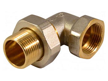 Соединитель 3/4 угловой г/ш  с накидной гайкой  СТМ  нез   