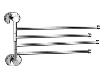 Держатель для полотенца поворотный четверной  А1026  РМС