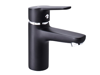 Смеситель для умывальника  UNO-18 (BK)  RUBINETA