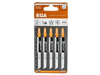 Полотно д/электролобзика EGA 111 С 5шт дерево.плас
