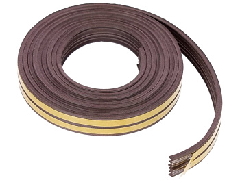 Уплотнитель профиль Е коричневый