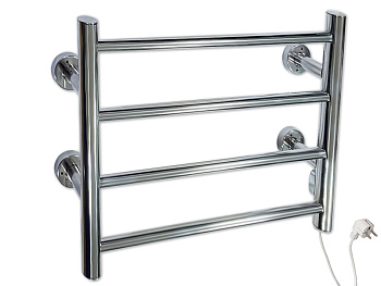 Полотенцесушитель эл.прямой 400*530*105 40W нерж BK1094  САНАКС