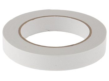 Лента двусторонняя 19мм*5м белая       MATRIX  