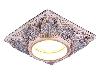 Светильник точечный 4066 MR16 IVR/SL АЙВОРИ/СЕРЕБРО  30