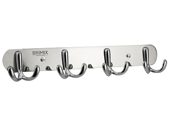 Крючок на планке 4шт-двойные 514 BRIMIX  САНАКС