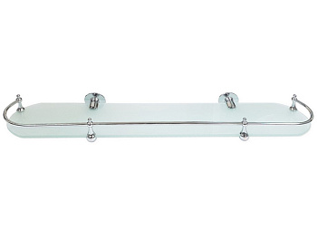 Полка под зеркало стекло с бортом 5587 BRIMIX  САНАКС