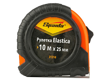 Рулетка 10м*25мм  Elastica        SPARTA