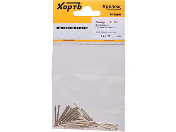 Гвозди финишные 1.4*25 40 шт лат.   FIT