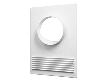 Площадка торцевая пластиковая с решеткой 180*250 фланец 150