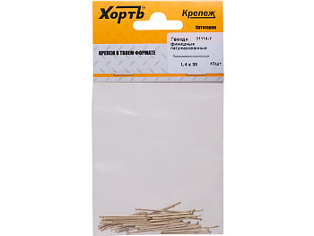 Гвозди финишные 1.4*30 40 шт лат.   FIT