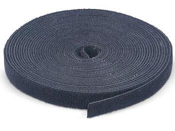 Лента липучка самокл.6.6м для москит.сеток черная