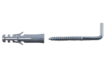 Дюбель с крюком 8*40/5*52 3 шт   FIT